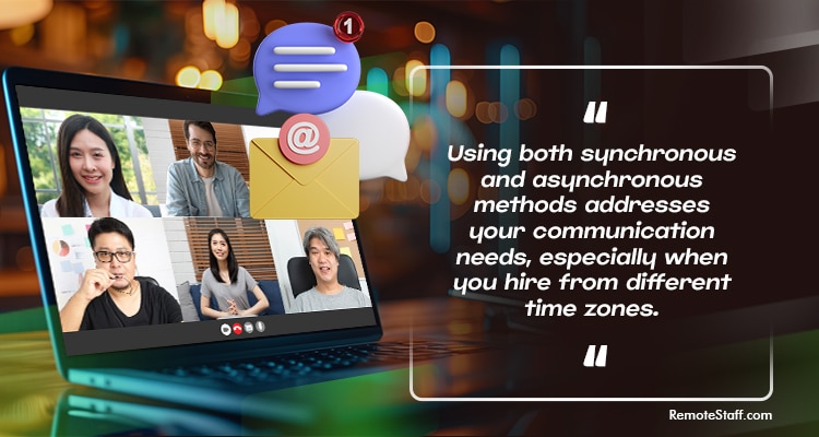 5 Communication Tips For Handling a Remote Team, Virtual Assistant  - Quote 2